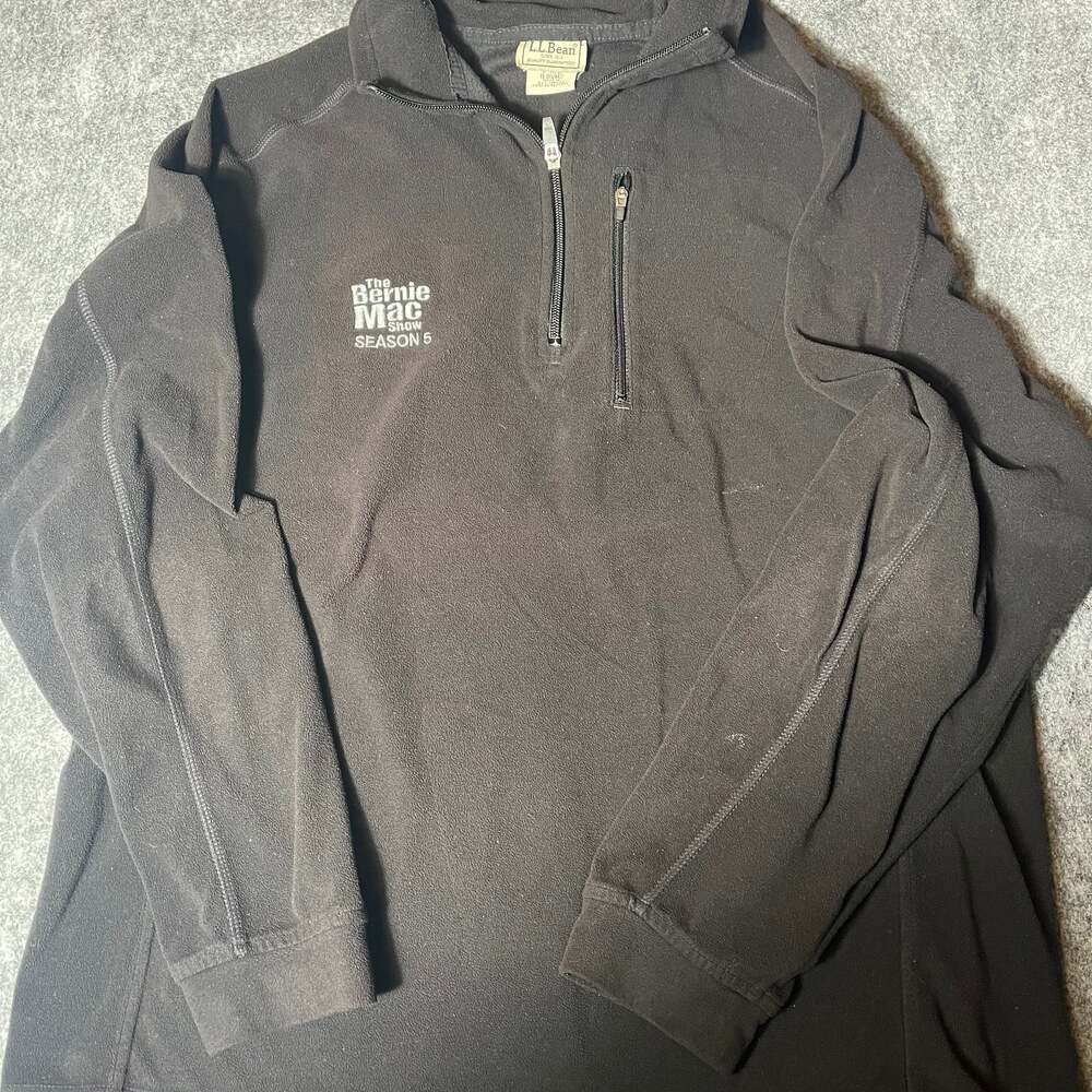 L.L.Bean Men's Fitness Fleece Quarter-Zip Pullover Bernie Mac Season 5 Gear